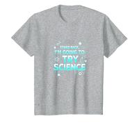 Science TS : Retirez-Vous, Je Vais Essayer la Science T-Shirt, Enfant, Gris Chiné, 3 Ans