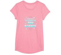 Science TS : Retirez-Vous, Je Vais Essayer la Science T-Shirt, Fille, Rose, XS