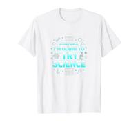 Science TS : Retirez-Vous, Je Vais Essayer la Science T-Shirt, Homme, Blanc, S