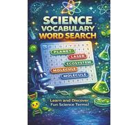 Science Vocabulary Word Search: Fun Science Word Search Puzzle Book for Kids, Teens, and Adults - Educational STEM Brain Games Featuring Biology, Chemistry, and Physics Terms