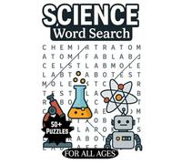 Science Word Search: For Kids, Teens & Adults | Fun Featuring Biology, Chemistry, Physics, Space, Earth Science & More | Brain Games for All Ages | Over 50 Word Search Challenges!