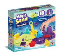 Science4you Coffret de Sable Magique - Jeu de Sable à Modeller avec Moules et Outils, Créez Vos Propres Créatures Marines, Jouet Sensoriel, Cadeau Original pour Garçons et Filles de 3 4 5 6+ Ans