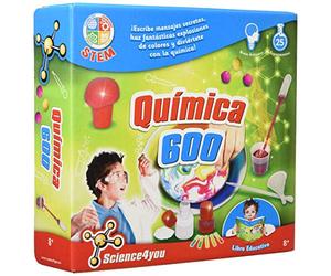 Science4you - Jeu Quimica 600 (français Non Garanti) Version en Espagnol Sin Talla