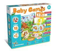 Science4you Jeux pour Enfants 12 en 1 - Jeux Éducatif pour Enfant 2+ Ans, 12 Joeuts et Jeux avec Activité Manuelle pour Enfant 2+ Ans, Jeux de Société Famille, Cadeau pour Fille et Garçon 2+ Ans