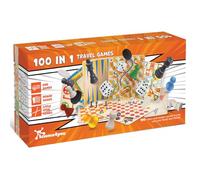 Science4you Jeux de Voyage 100 en 1-100 Jeux de Société de Voyage pour Toute La Famille, Coffret de Jeux de Société Classiques Comprenant Les Échecs, Les Dames, Le Jeu de L'oie Et Bien Plus Encore