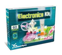 Science4you Kit Électronique pour les Enfants - Jeu de Circuits, Kit Robotique, 60 Expériences avec Moteur inclus, Jouet STEM, Jouets Électroniques et Éducatifs pour Garçons & Filles de 8 9 10 11+ Ans