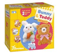 Science4you Kit Fabrication de Peluches pour Enfants 6+ Ans - Créez vos Propres Peluches, 2 Animaux Différents Inclus, Kit de Loisirs Créatifs et Artisanat, Jouet Cadeau pour Garçons & Filles 6 7 8 9+