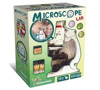 Science4you Microscope Lab: Microscope pour Enfants + Livre d'expériences + 11 Outils de Laboratoire, Kit Éducatif et Cadeau pour Enfants 6 7 8 9 10 11 12+ Ans