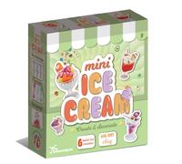 Science4you Mini Glaces - Marchand de Glace Enfant et Jeu Miniature 5+ Ans | Crée 6 Mini Glaces, Pâte à Modeler Glace Air Dry Clay, Mini Marchande, Kit Créatif et Cadeau pour Filles et Garçons 5 6+ Ans