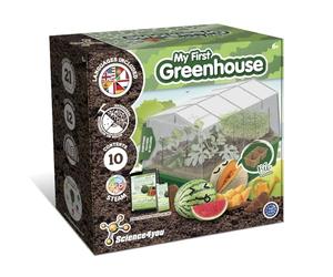 Science4you Petite Serre d'Hivernage - Kit de Activités de Jardinage, Plantez votre Propre pastèque et cresson avec la mini-serre pour Enfants, Cadeau Kit de Bricolage pour les Enfants 6 7 8 9+