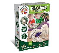 Science4you Starter Kit Oeufs des Dinosaures - Kit Scientifique pour Creuser des œufs de Dinosaures - Jeu de Paléontologie avec 2 Oeufs, Jouet Éducatif avec Dino Cadeau pour Enfants 5 6 7 8 9 Ans