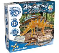 Science4you - Stegosaurus, Kit de Fouille pour Enfants +6 Ans - Excaver et Assembler 10 Fossiles de Dinosaure avec ce Jouet de Paléontologie et Archeologie pour Enfants, Jeux Scientifique 6-10 Ans