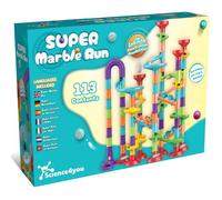 Science4you Super Circuits de Billes pour Enfant - Jeux avec Billes Inclus, Marble Rush + 113 pièces, Jeu de Construction, Joeuts STEM, Cadeau pour Garçon et Fille 3+ ans