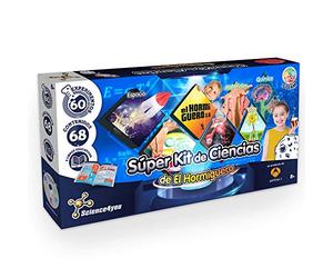 Science4you - Super Kit de Ciencias de El Hormiguero - Juguete Científico 60 Experimentos y Dos Libros Educativo, Regalo Original Para Niños de 8 Años y más, Multicolor