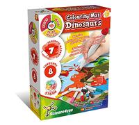 Science4you-Tapis Dinosaures-Kit de Coloriage Lavable, 7 Marqueurs de Peinture, Tapis et Jeux de Dessin pour Enfant, Cadeau pour Garçon et Fille +3 Ans, 80002800