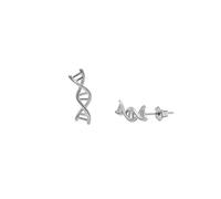 ScienceFox DNA Helix Boucles d'oreilles en argent sterling 925 en argent, or rose, couleur disponible en biologie, chimie, étudiant, double hélice, Argent sterling