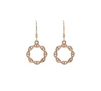 ScienceFox DNA Helix Boucles d'oreilles en argent sterling 925 or rose bio chimie double hélice, Argent sterling