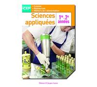 Sciences appliquées 1re et 2e années - CAP cuisine et restaurant - Pochette élève