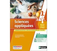 Sciences Appliquées 1re Et Term Bac Pro - Commercialisation Et Services En Restauration/Cuisine