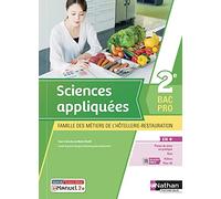 Sciences appliquées - 2de Bac Pro FMHR