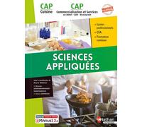 Sciences appliquées - CAP Cuisine/CAP Commercialisation et services en HCR 1/2 Livre + licence élève