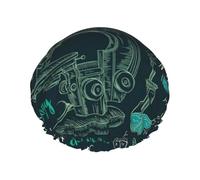 Sciences chimiques intéressantes,Bonnet de douche/bonnet de nuit double couche imperméable et élastique, bonnet de bain réutilisable