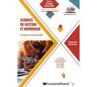 Sciences De Gestion Et Numérique 1re Stmg - Version Manuel
