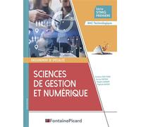 Sciences de gestion et numerique premiere stmg - DIEU-PHAN - DUFOUR - Fontaine Picard Eds - broché - Scolaire / Universitaire