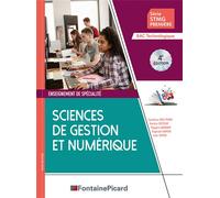 Sciences de gestion et numerique premiere stmg - Sandrine Dieu-Phan - Fontaine Picard Eds - broché - Scolaire / Universitaire