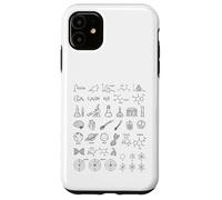Sciences Doodle Physique Mathématiques Chimie Biologie Astronomie Coque pour iPhone 11