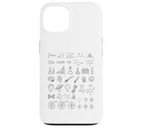 Sciences Doodle Physique Mathématiques Chimie Biologie Astronomie Coque pour iPhone 13