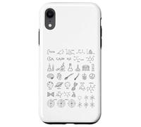Sciences Doodle Physique Mathématiques Chimie Biologie Astronomie Coque pour iPhone XR