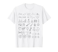 Sciences Doodle Physique Mathématiques Chimie Biologie Astronomie T-Shirt
