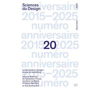 Sciences du Design n° 20 (2-2024): Le doctorat en design : enjeux et évolutions