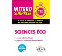 Sciences éco - Première ES - Alain Bruno - Ellipses - broché - Scolaire / Universitaire