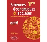 Sciences économiques et sociales 1re enseignement de spécialité