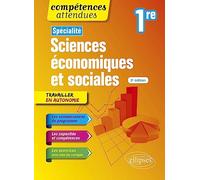 Sciences Économiques Et Sociales 1re Spécialité