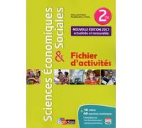 Sciences Économiques Et Sociales 2de - Fichier D'activités - Edition 2017
