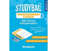 Sciences économiques et sociales 500 notions indispensables - Jean-Luc Dagut - Studyrama Eds - broché - Scolaire / Universitaire