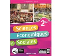 Sciences Économiques et Sociales (SES) 2de (2019) - Pochette élève Pochette de l'élève - Guy Pierrisnard - Delagrave - broché - Scolaire / Universitaire