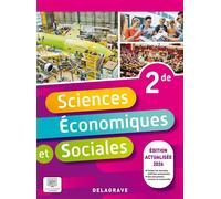 Sciences Économiques et Sociales (SES) 2de (2026) - Pochette élève (SES) 2de pochette élève - Guy Pierrisnard - Delagrave - broché - Scolaire / Universitaire