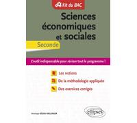 Sciences économiques et sociales (SES) - Seconde - Véronique Jégou-Mellinger - Ellipses - broché - Scolaire / Universitaire