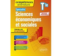 Sciences économiques et sociales spécialité Tle