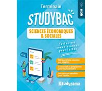 Sciences économiques et sociales - Terminale Testez vos connaissances pour le Bac - Eric Keslassy - Studyrama Eds - broché - Scolaire / Universitaire