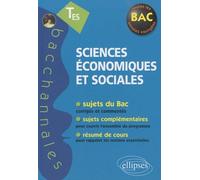 Sciences Économiques Sociales T Es Enseignement Obligatoire & Spécialité