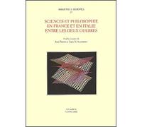 Sciences Et Philosophie En France Et En Italie Entre Les Deux Guerres