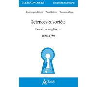 Sciences et société France et en Angleterre, 1680-1789