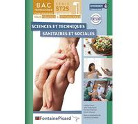 Sciences et techniques sanitaires et sociales 1ere st2s - Justine Choin - Fontaine Picard Eds - broché - Scolaire / Universitaire