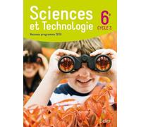 Sciences et technologie 6e - Grand format - Nouveau programme 2016