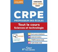 Sciences et technologie - CRPE 2024-2025 - Tout-en-un Concours Professeur des écoles - Admissibilité - Epreuve écrite d’application - Marc Loison - Vuibert - broché - Scolaire / Universitaire